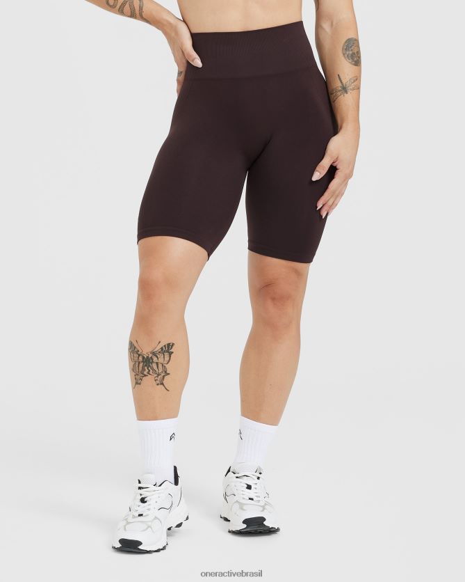 roupas br Oner Active shorts de ciclismo sem esforço e sem costura 2 70% cacau 8488X2284