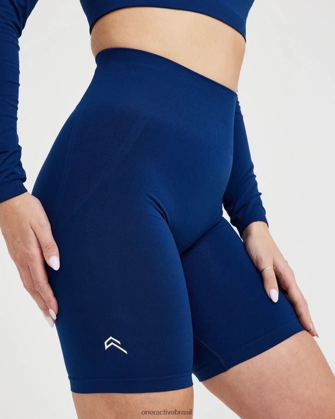 roupas br Oner Active shorts de ciclismo sem esforço e sem costura 2 meia-noite 8488X2316