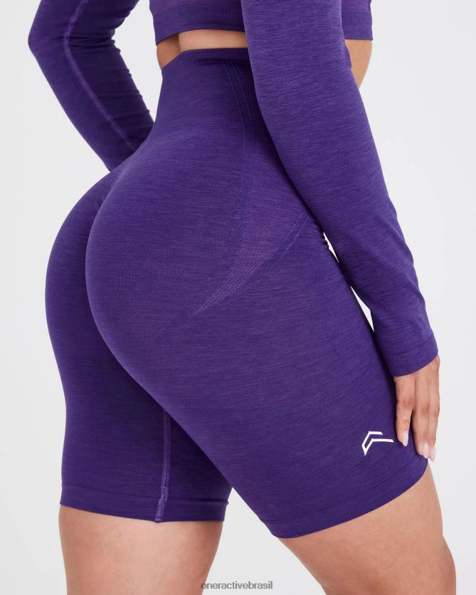 roupas br Oner Active shorts de ciclismo sem esforço e sem costura 3 ametista 8488X2344