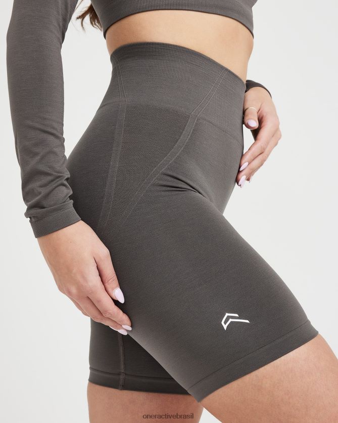 roupas br Oner Active shorts de ciclismo sem esforço e sem costura 3 cinza profundo 8488X2333