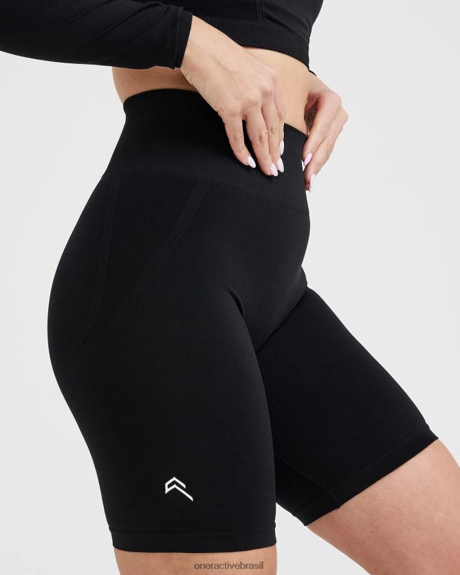 roupas br Oner Active shorts de ciclismo sem esforço e sem costura 3 preto 8488X2335
