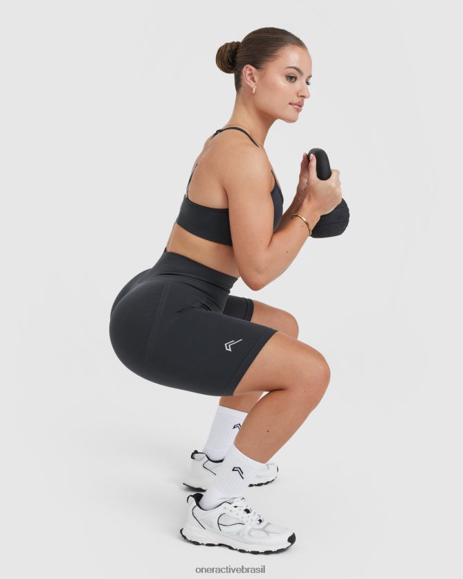 roupas br Oner Active shorts de ciclismo sem esforço e sem esforço 1 carvão 8488X2250