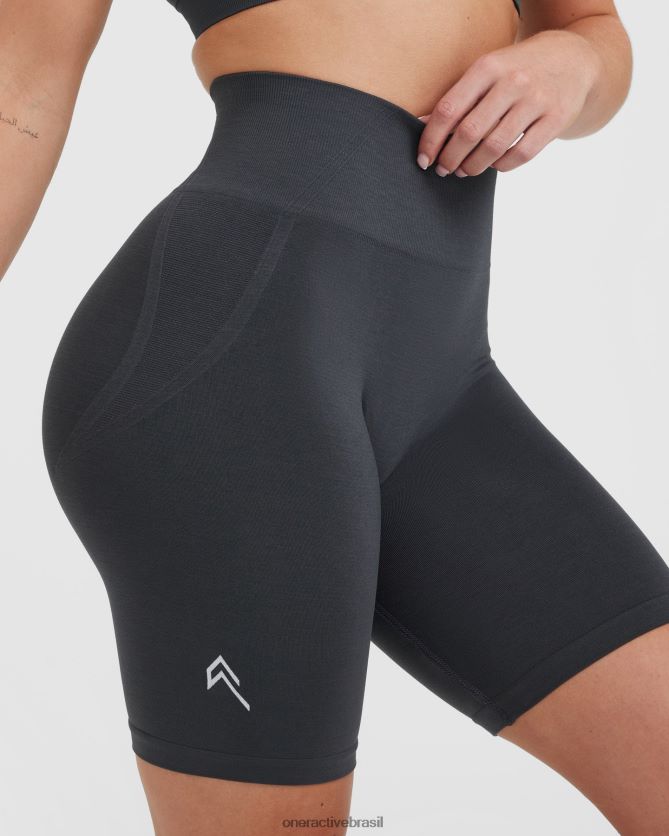 roupas br Oner Active shorts de ciclismo sem esforço e sem esforço 1 carvão 8488X2250