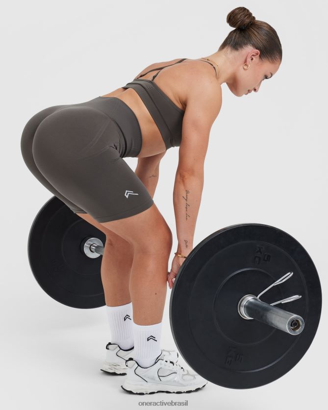 roupas br Oner Active shorts de ciclismo sem esforço e sem esforço 1 cinza profundo 8488X2246