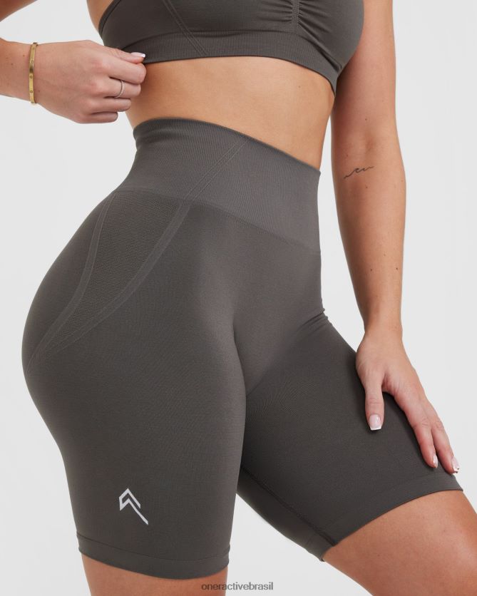 roupas br Oner Active shorts de ciclismo sem esforço e sem esforço 1 cinza profundo 8488X2246