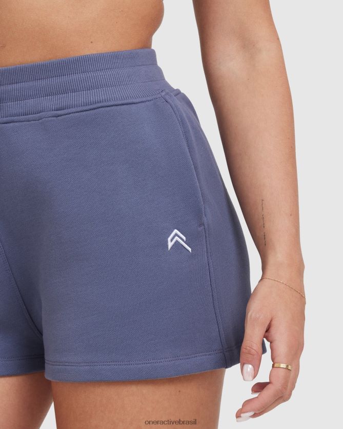 roupas br Oner Active shorts leves o dia todo azul ardósia 8488X2262