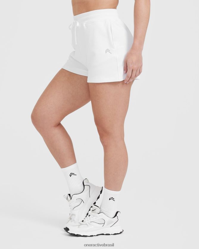 roupas br Oner Active shorts leves o dia todo branco 8488X2265
