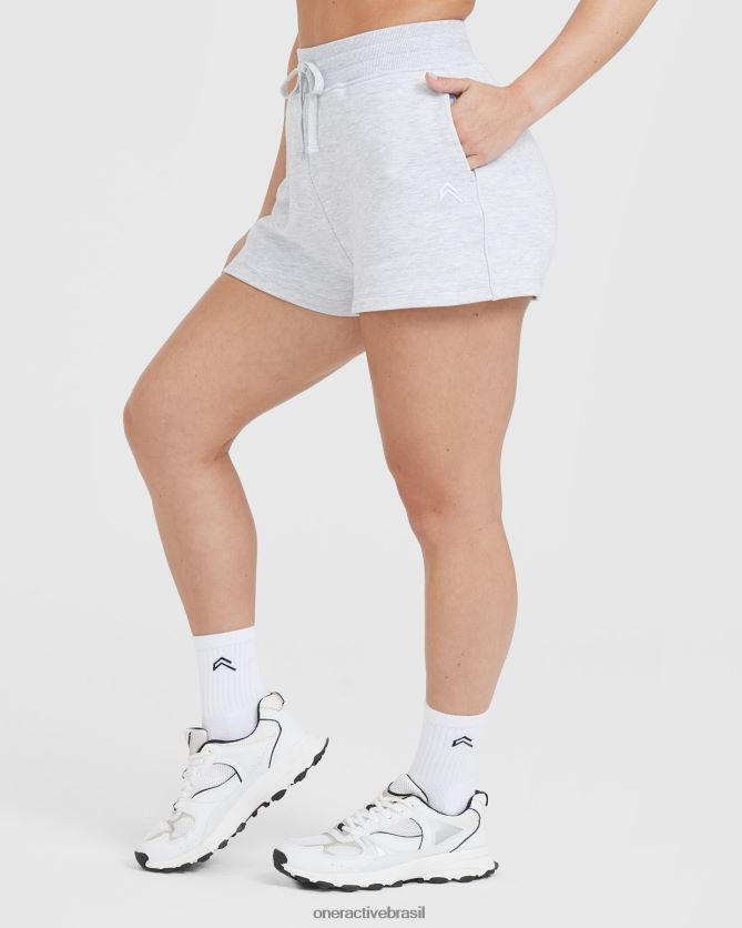 roupas br Oner Active shorts leves o dia todo marga cinza claro 8488X2258