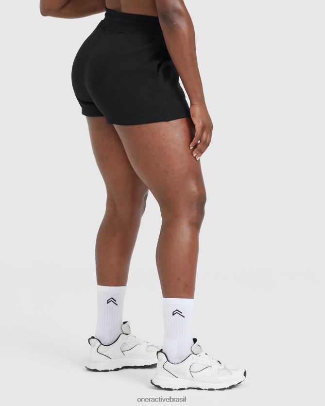 roupas br Oner Active shorts leves o dia todo preto 8488X2266