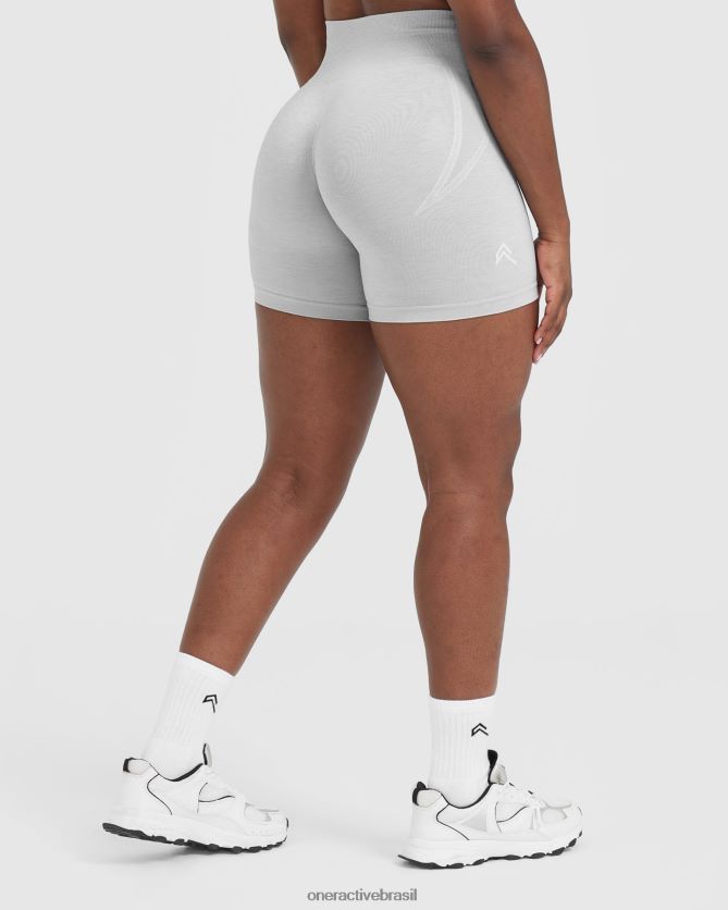 roupas br Oner Active shorts sem costura sem esforço 1 Margarida cinzenta 8488X2241