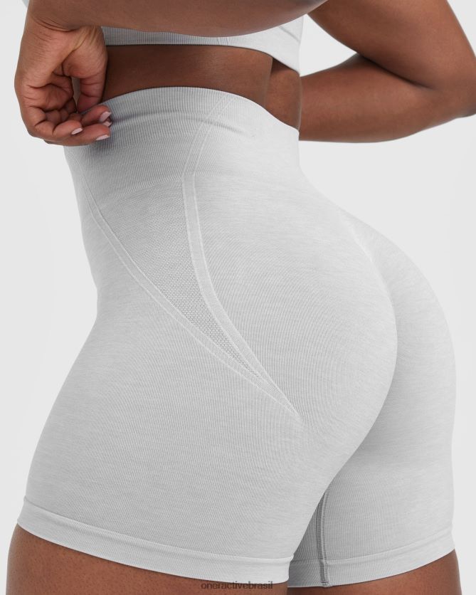 roupas br Oner Active shorts sem costura sem esforço 1 Margarida cinzenta 8488X2241