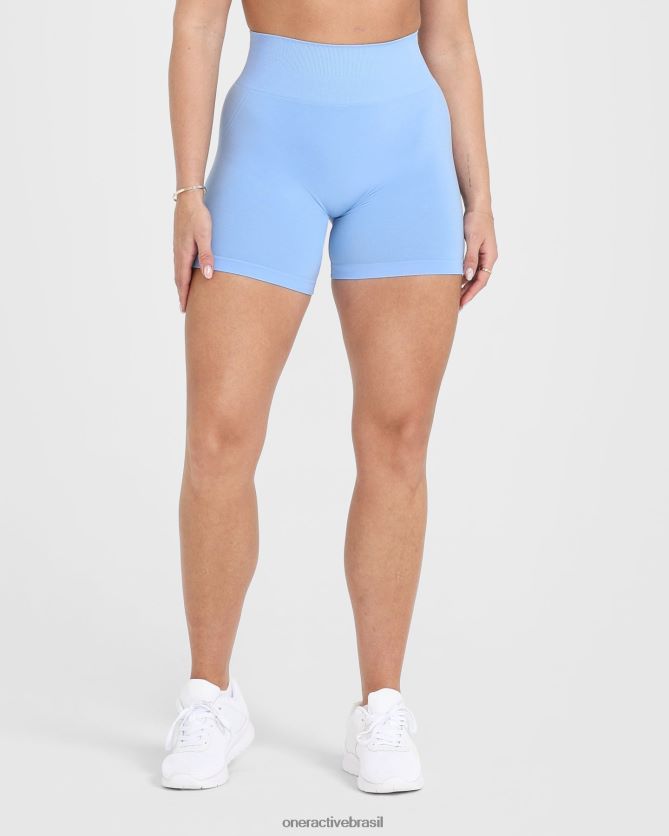 roupas br Oner Active shorts sem costura sem esforço 2 azul em pó 8488X2287