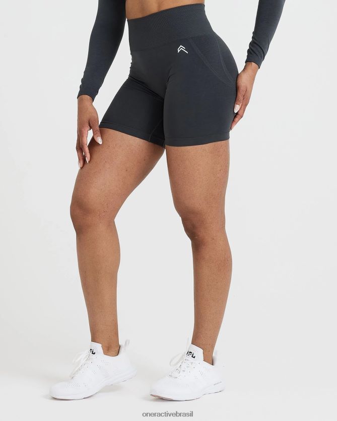 roupas br Oner Active shorts sem costura sem esforço 2 carvão 8488X2315