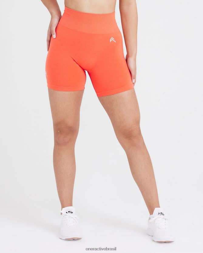 roupas br Oner Active shorts sem costura sem esforço 3 Flor de pêssego 8488X2326