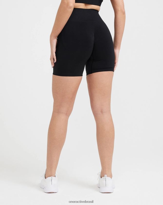 roupas br Oner Active shorts sem costura sem esforço 3 preto 8488X2347