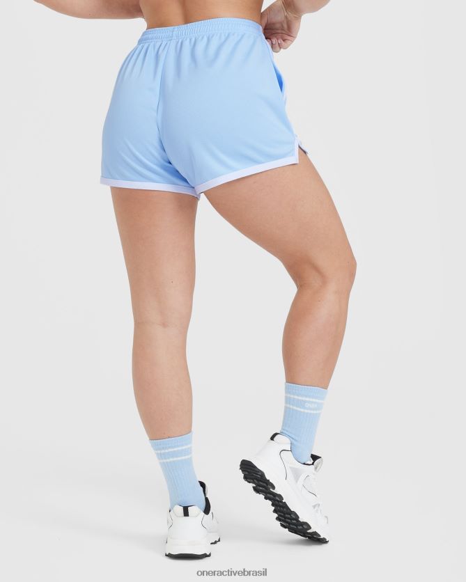 roupas br Oner Active shorts universitários azul em pó 8488X2276