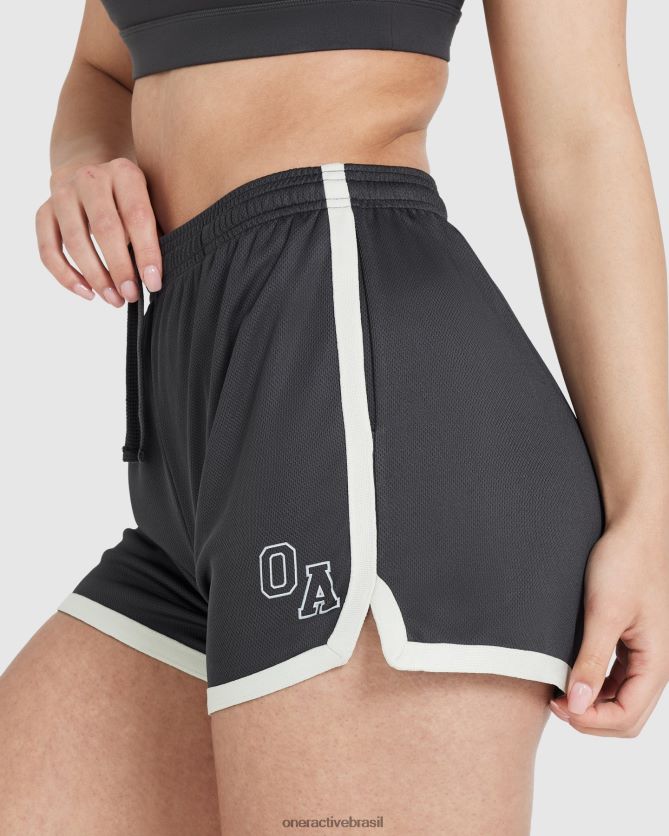 roupas br Oner Active shorts universitários carvão 8488X2340