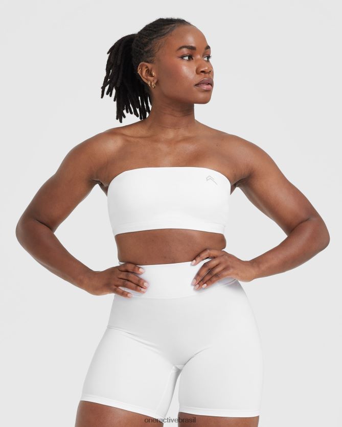 roupas br Oner Active bralette bandeau do dia a dia branco 8488X2125