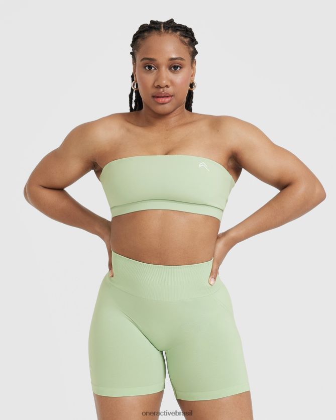 roupas br Oner Active bralette bandeau do dia a dia menta verde 8488X2124