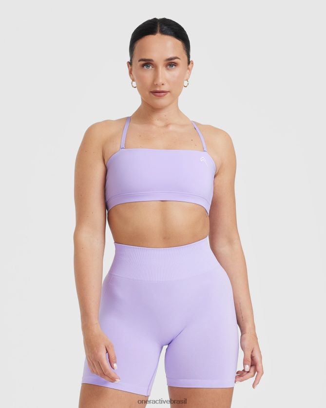 roupas br Oner Active bralette bandeau do dia a dia roxo lavanda 8488X2156