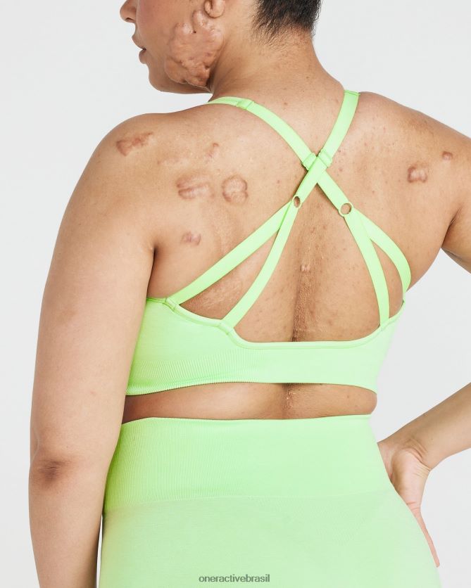 roupas br Oner Active bralette clássico sem costura 2.0 raspas de marga 8488X2174
