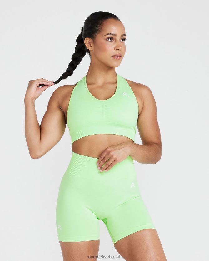 roupas br Oner Active bralette clássico sem costura com decote em V 2.0 raspas de marga 8488X2184