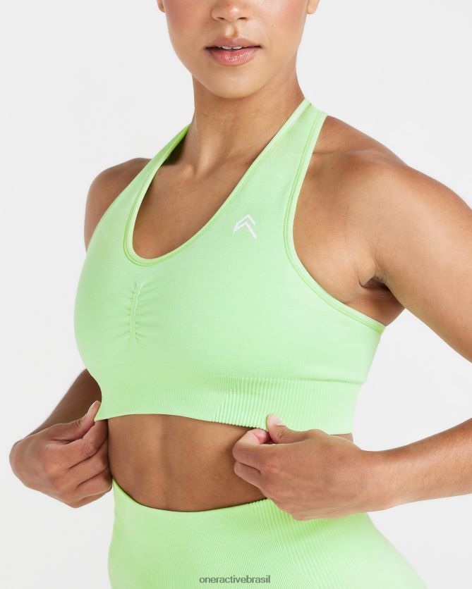 roupas br Oner Active bralette clássico sem costura com decote em V 2.0 raspas de marga 8488X2184