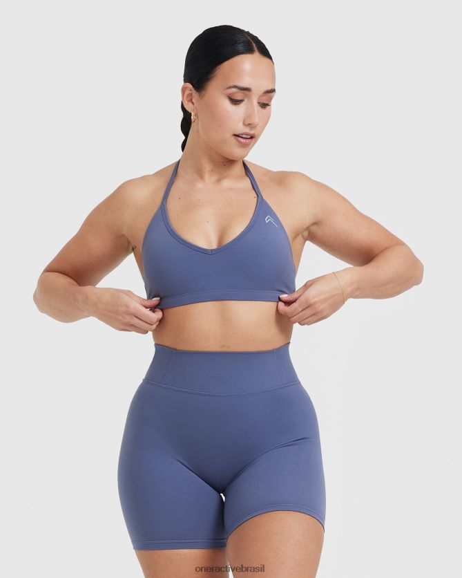 roupas br Oner Active bralette com tiras atemporal azul ardósia 8488X2165
