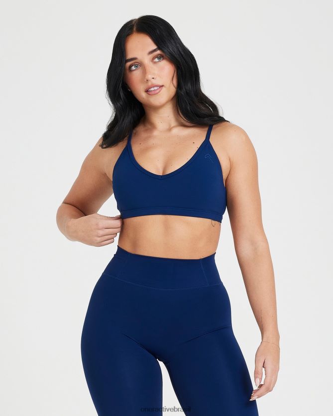 roupas br Oner Active bralette com tiras atemporal meia-noite 8488X2129