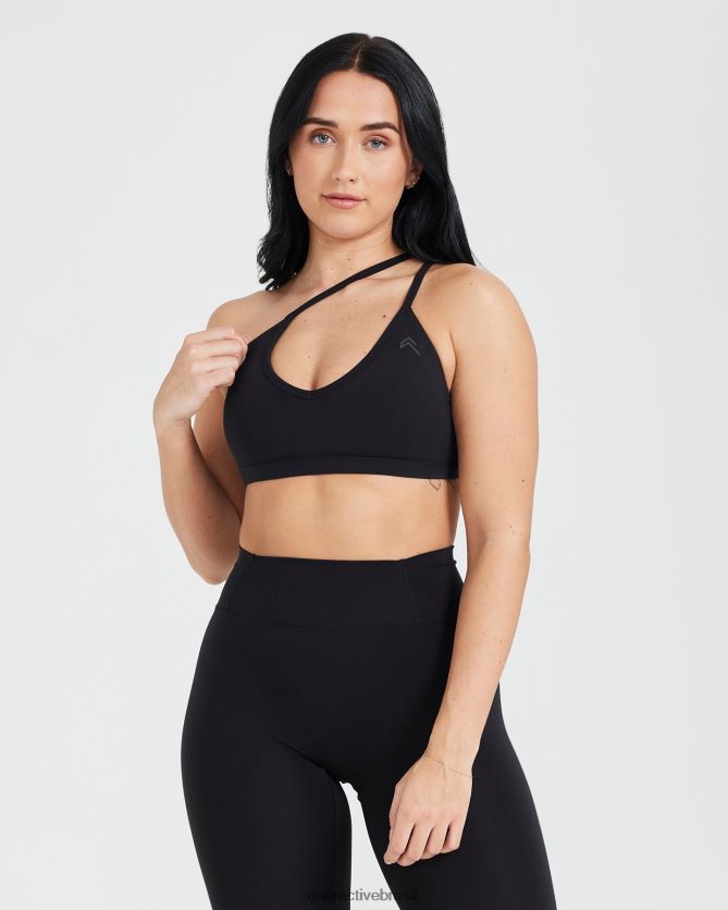 roupas br Oner Active bralette com tiras atemporal preto 8488X2143