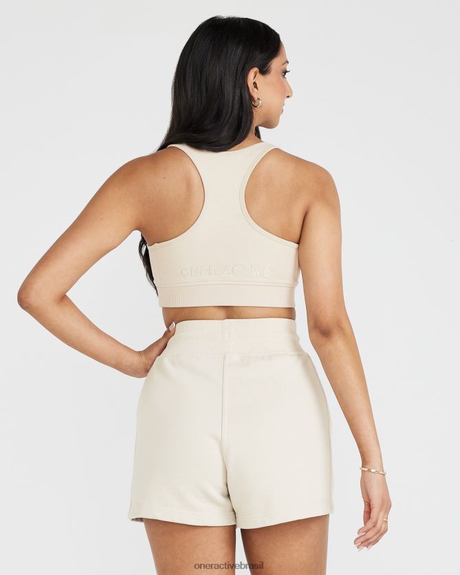 roupas br Oner Active bralette lounge clássico areia 8488X2225