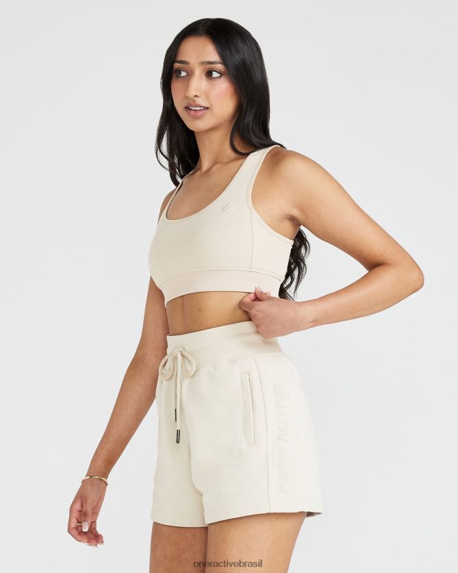 roupas br Oner Active bralette lounge clássico areia 8488X2225