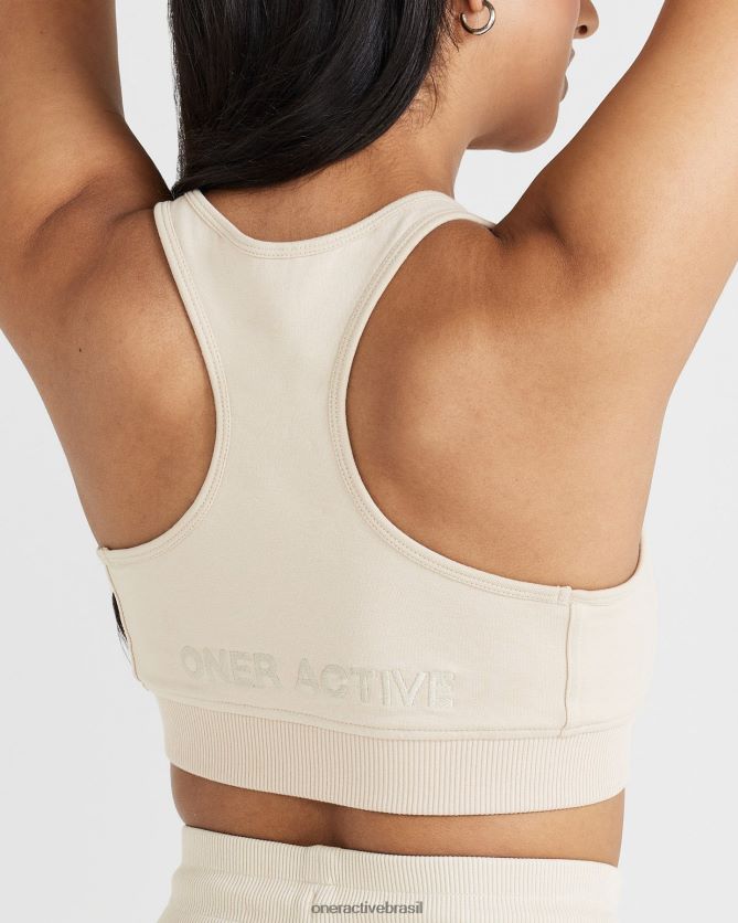 roupas br Oner Active bralette lounge clássico areia 8488X2225