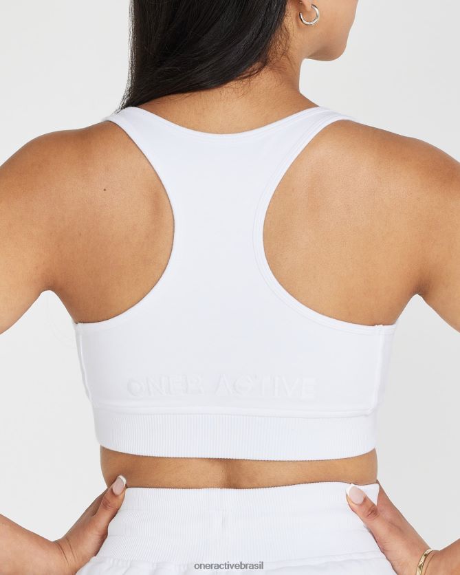 roupas br Oner Active bralette lounge clássico branco 8488X2544