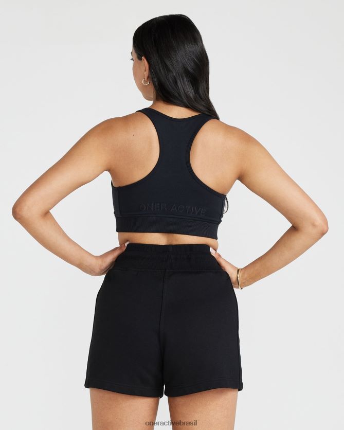roupas br Oner Active bralette lounge clássico preto 8488X2228