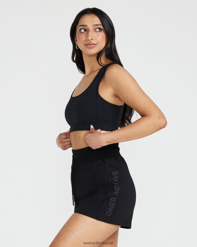 roupas br Oner Active bralette lounge clássico preto 8488X2228