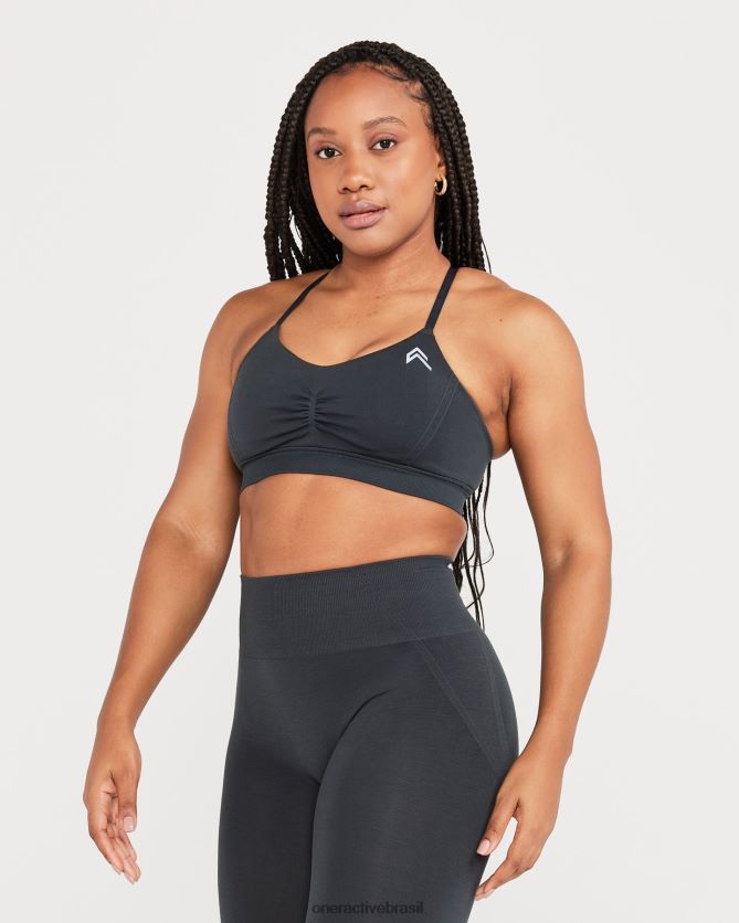 roupas br Oner Active micro bralette sem esforço 1 carvão 8488X2158