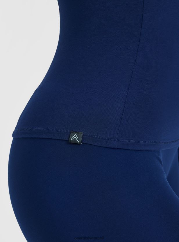 roupas br Oner Active blusa de manga comprida macia e suave meia-noite 8488X2389