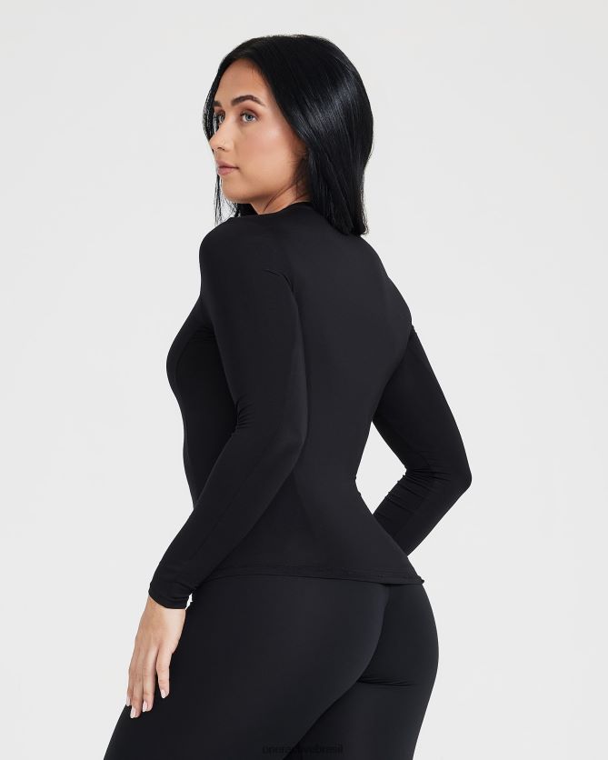 roupas br Oner Active blusa de manga comprida macia e suave preto 8488X2398