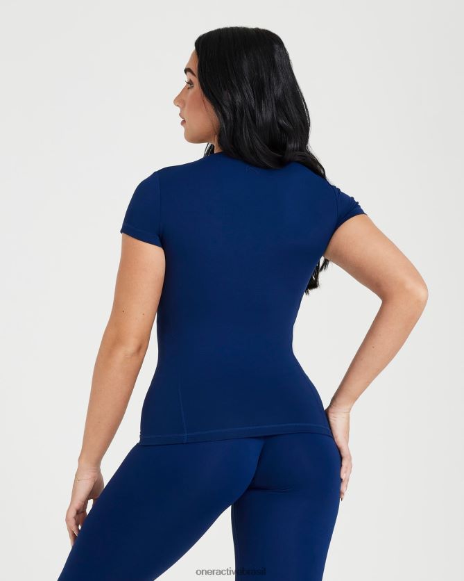 roupas br Oner Active camiseta atemporal de manga curta meia-noite 8488X2524