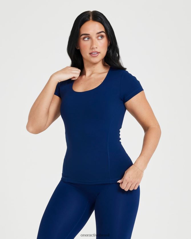 roupas br Oner Active camiseta atemporal de manga curta meia-noite 8488X2524