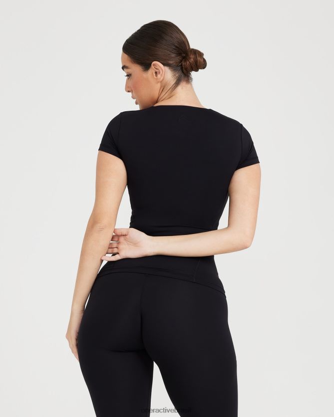 roupas br Oner Active camiseta atemporal de manga curta preto 8488X2525