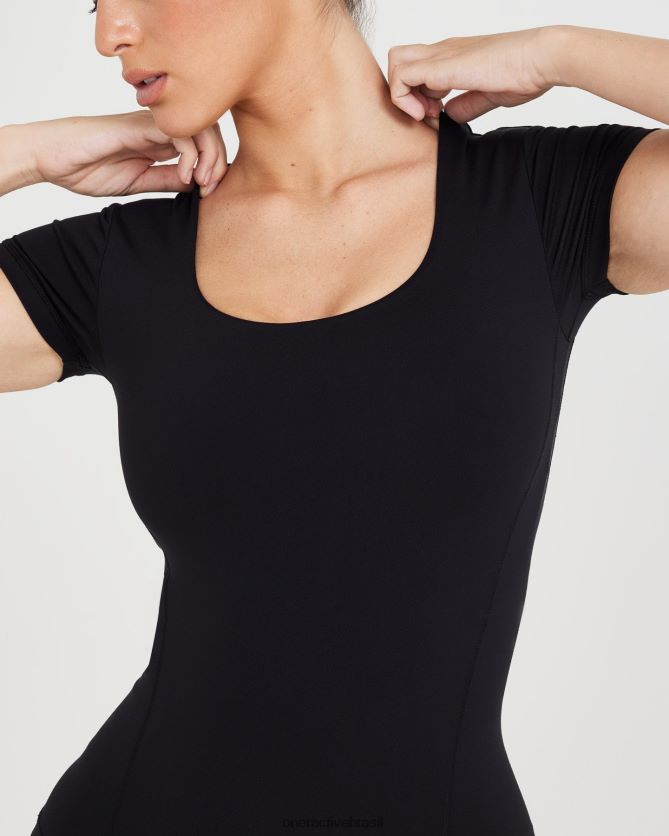 roupas br Oner Active camiseta atemporal de manga curta preto 8488X2525