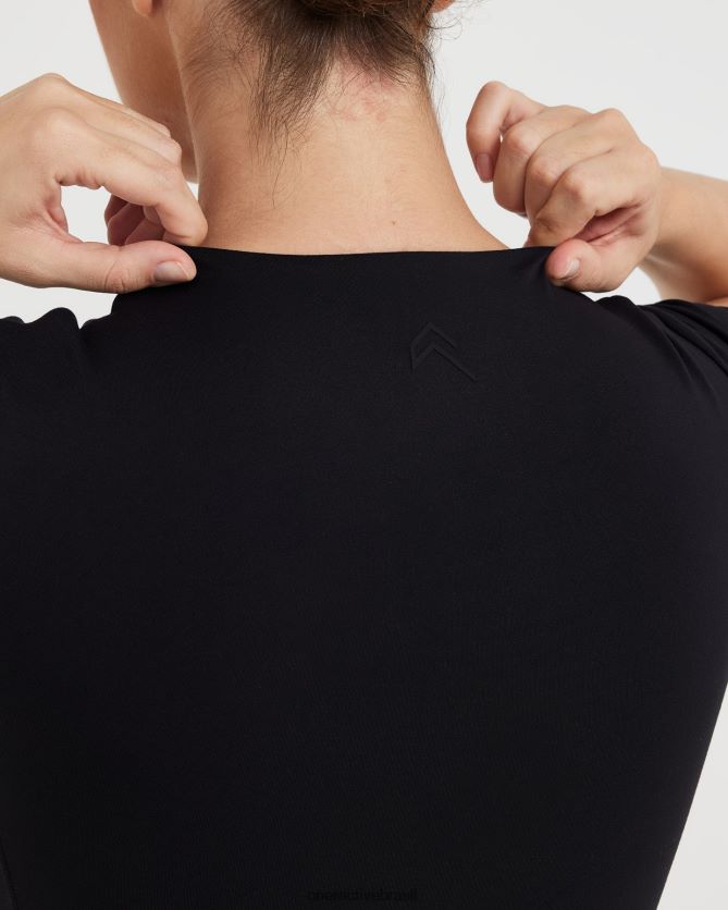 roupas br Oner Active camiseta atemporal de manga curta preto 8488X2525
