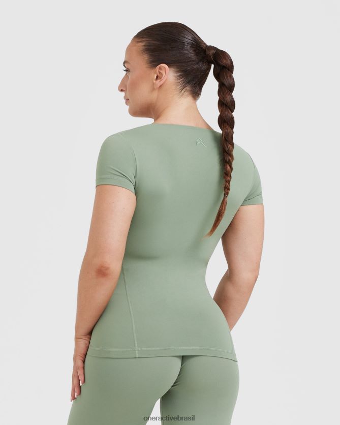 roupas br Oner Active camiseta atemporal de manga curta sábio 8488X2414