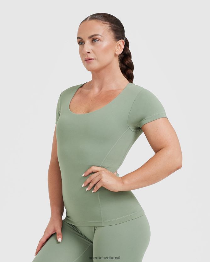 roupas br Oner Active camiseta atemporal de manga curta sábio 8488X2414