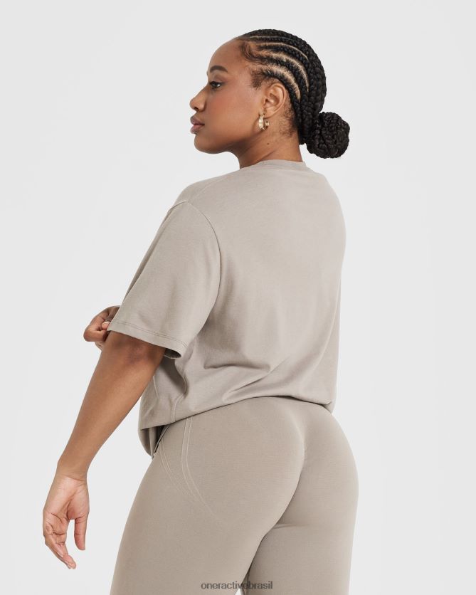 roupas br Oner Active camiseta clássica superdimensionada e leve do time do colégio minky 8488X2500