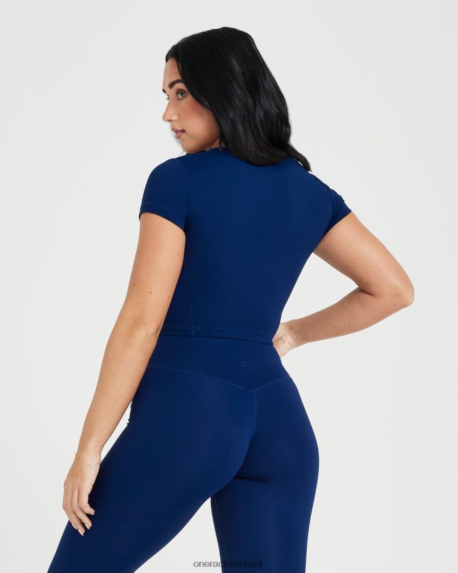 roupas br Oner Active camiseta de manga curta com corte atemporal meia-noite 8488X2467