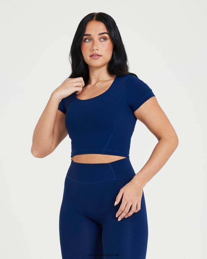 roupas br Oner Active camiseta de manga curta com corte atemporal meia-noite 8488X2467