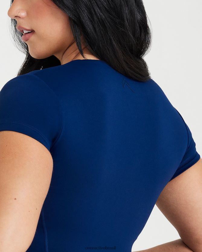 roupas br Oner Active camiseta de manga curta com corte atemporal meia-noite 8488X2467